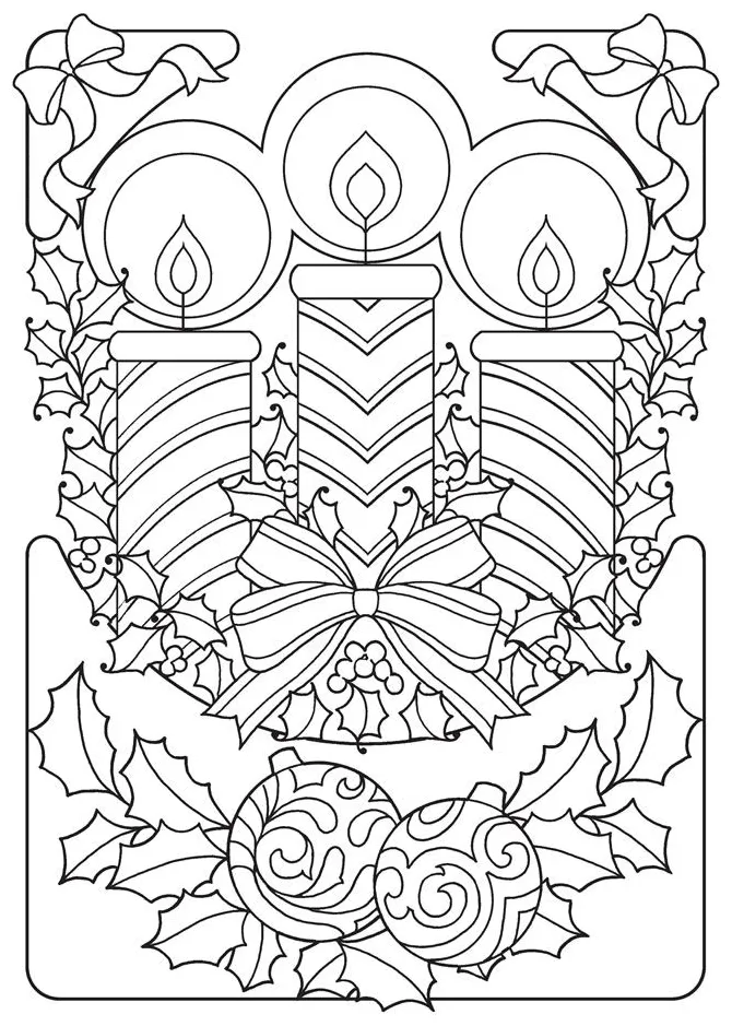 Holiday coloring book adultcoloringbookz