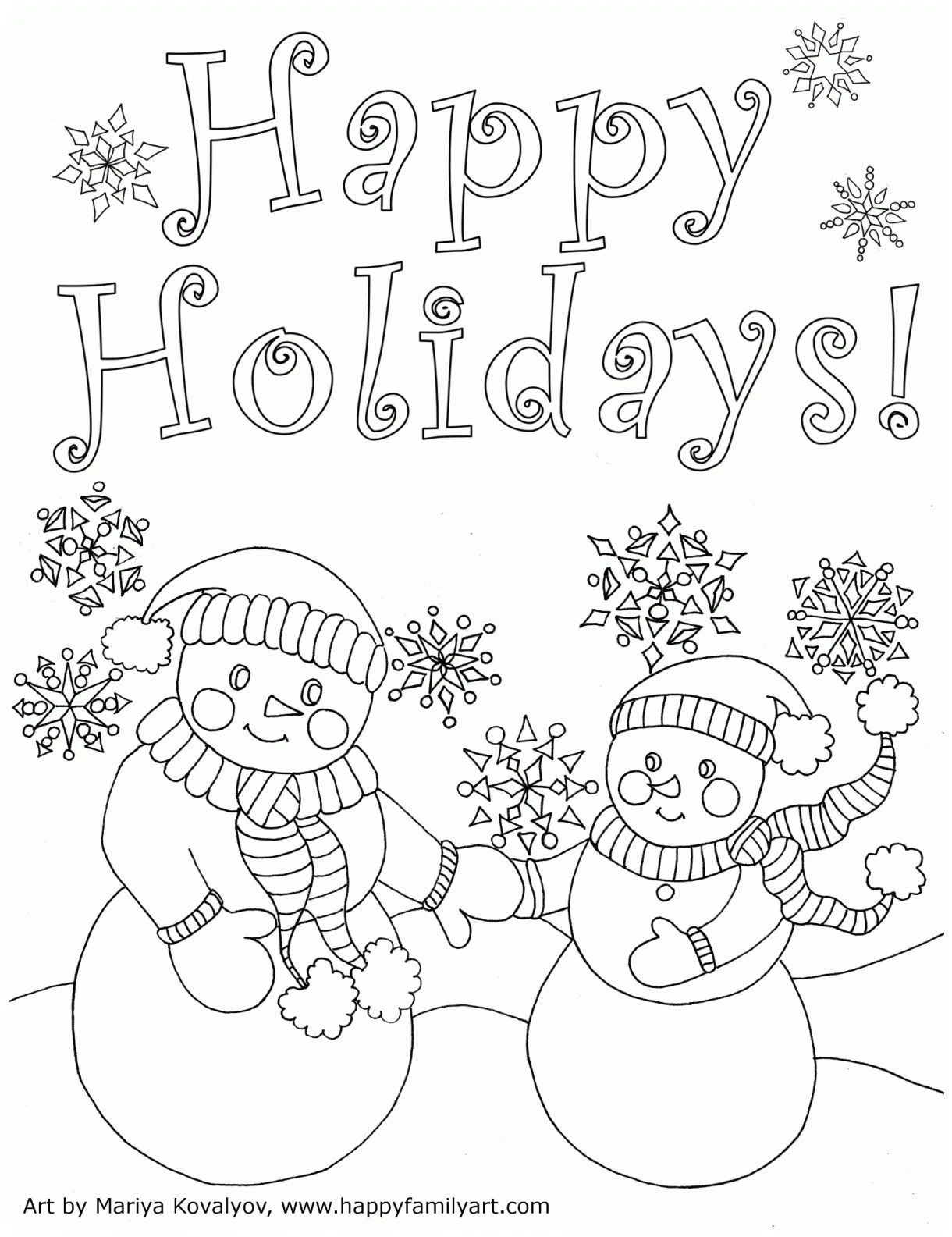 Holidays coloring page coloring nation