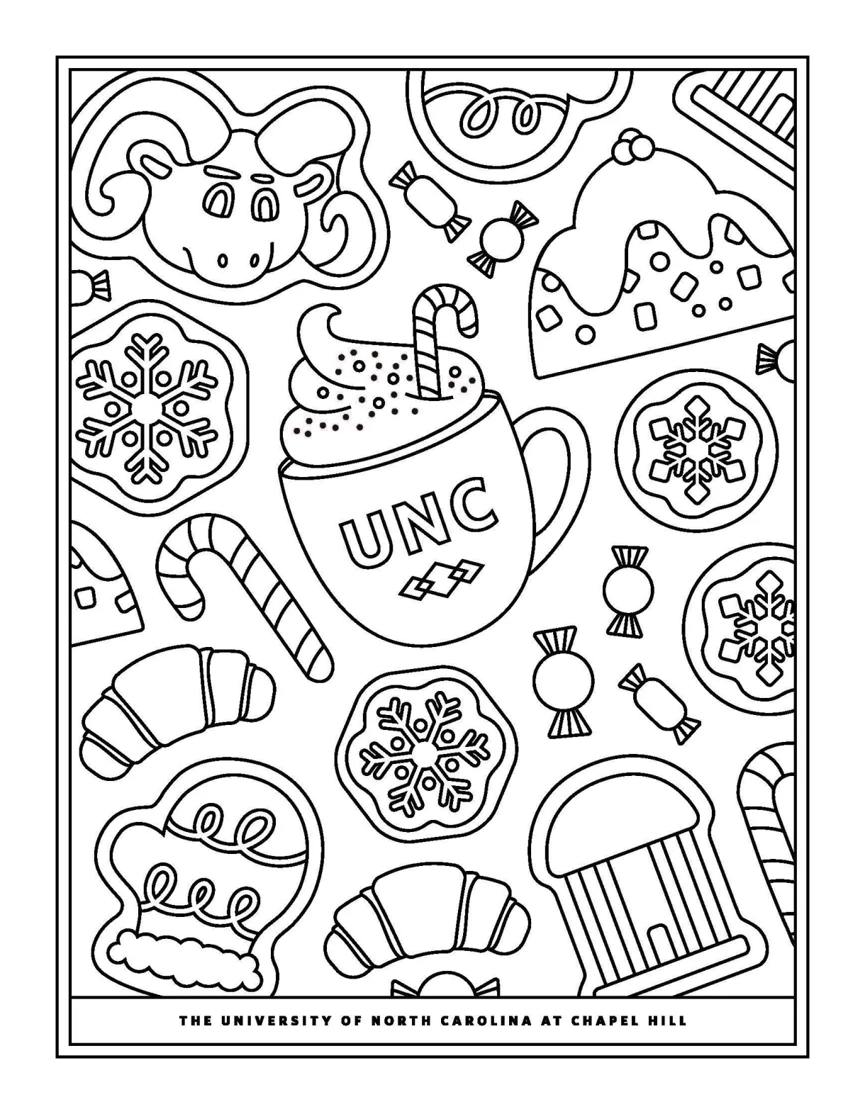Coloring pages happy holidays