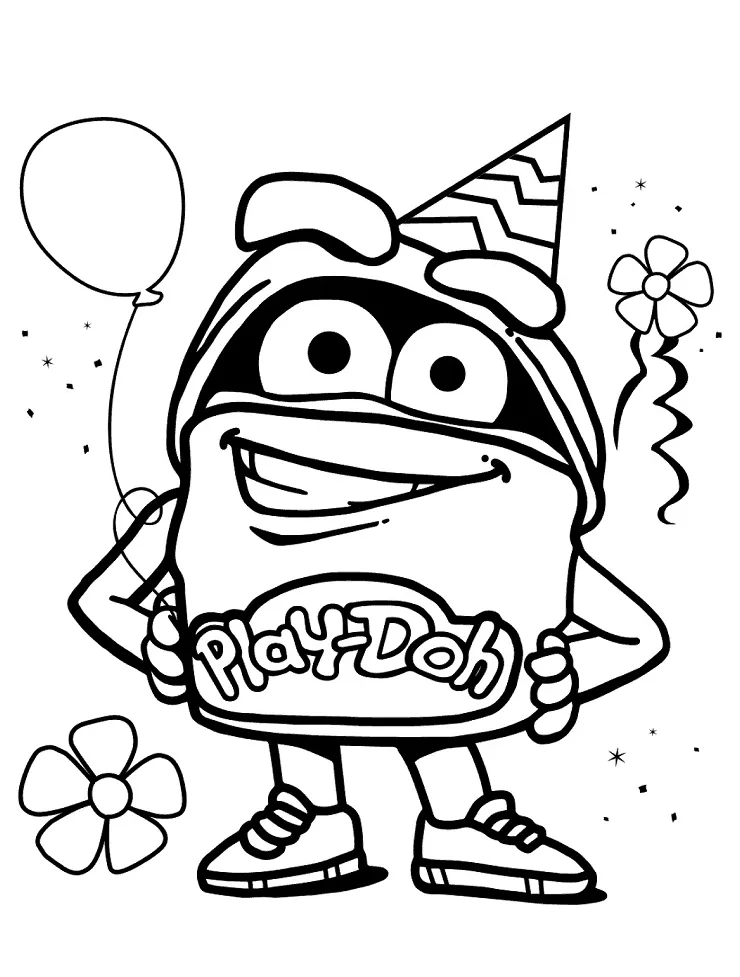 Play Doh 8 Coloring - Play Free Coloring Game Online