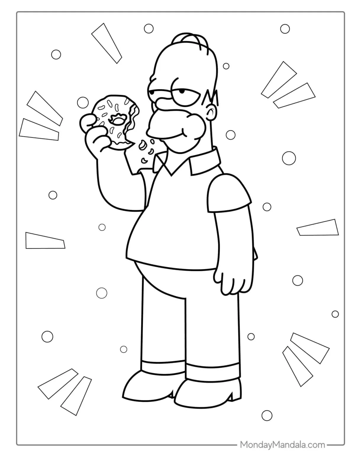 31 Donut Coloring Pages (Free PDF Printables)