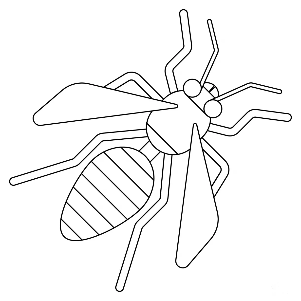 Hornet coloring page - ColouringPages