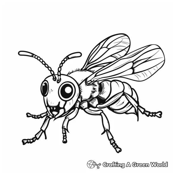 Hornet Coloring Pages - Free & Printable!