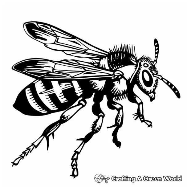 Hornet Coloring Pages - Free & Printable!