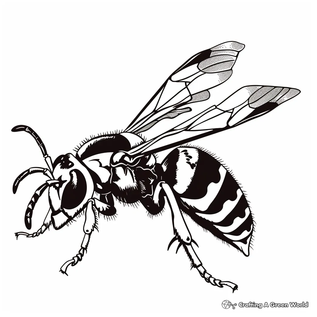 Hornet Coloring Pages - Free & Printable!