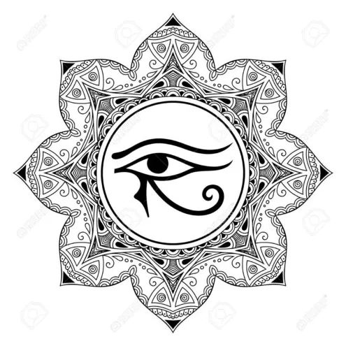 Eye of Horus Coloring Page | Coloring Pages