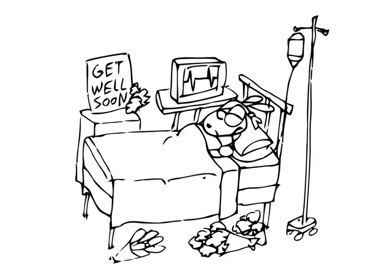 Coloring page at the hospital free printables img 26399