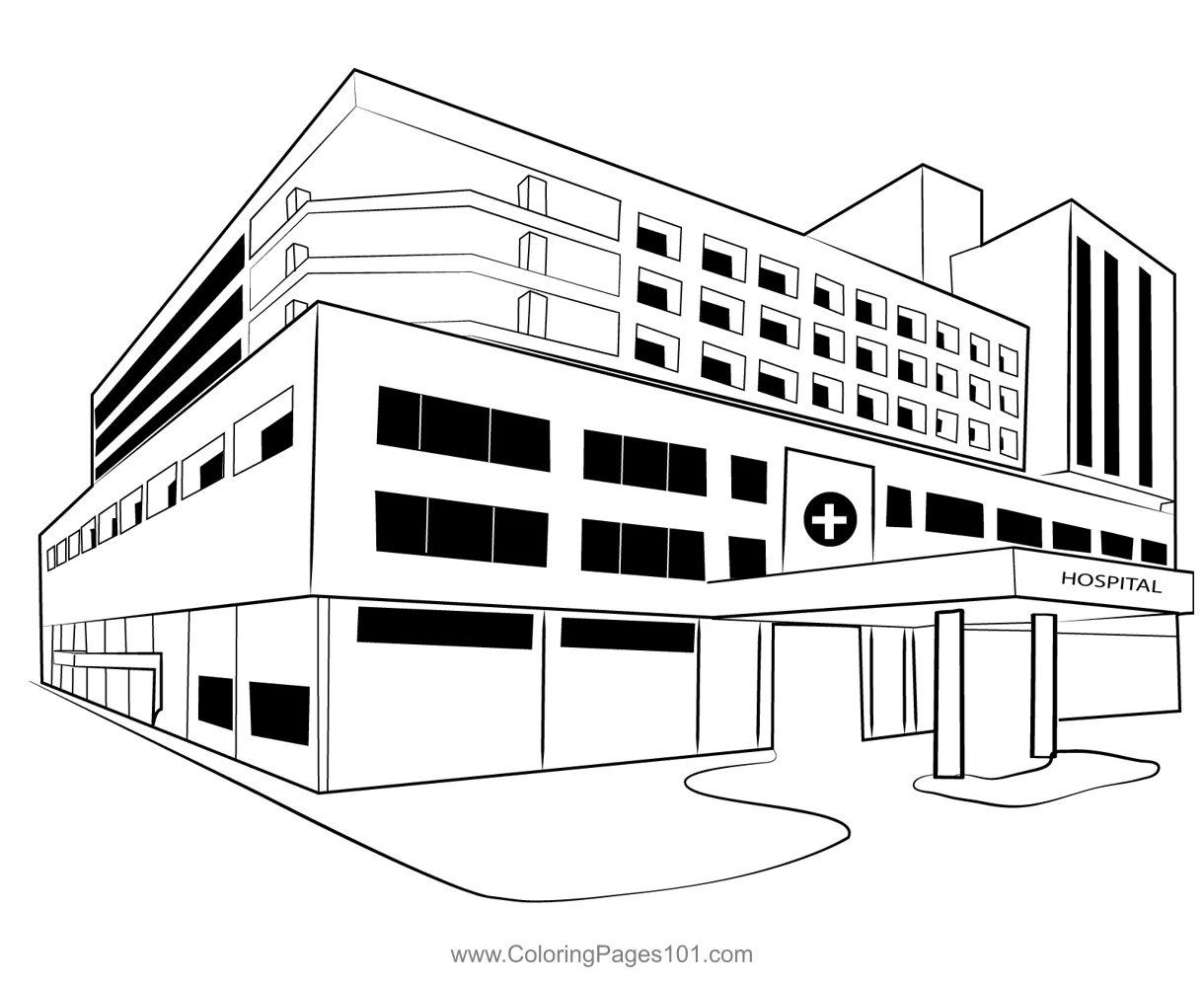 For kids free hospitals printable coloring