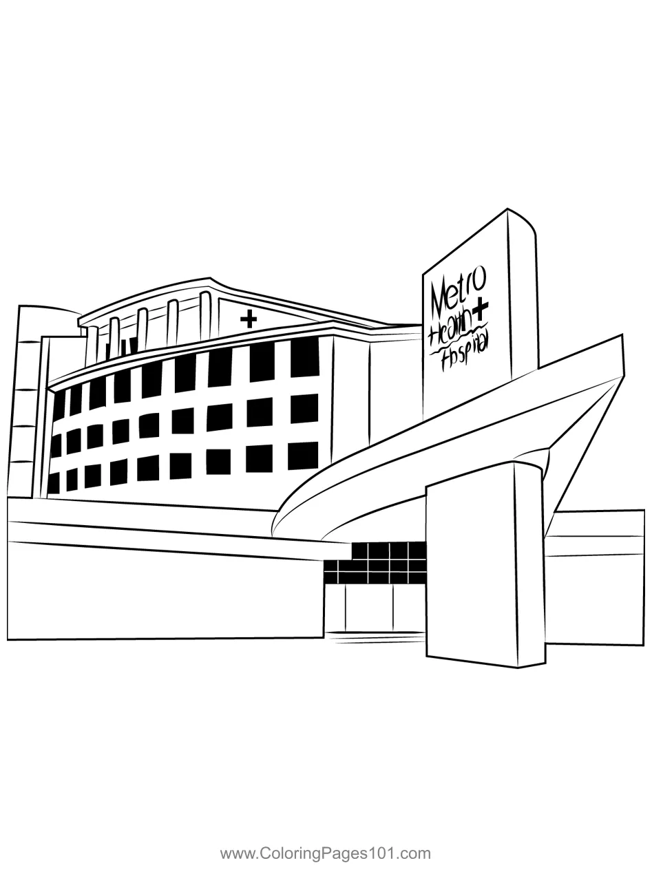 Metro health for kids free hospitals printable printable coloring page