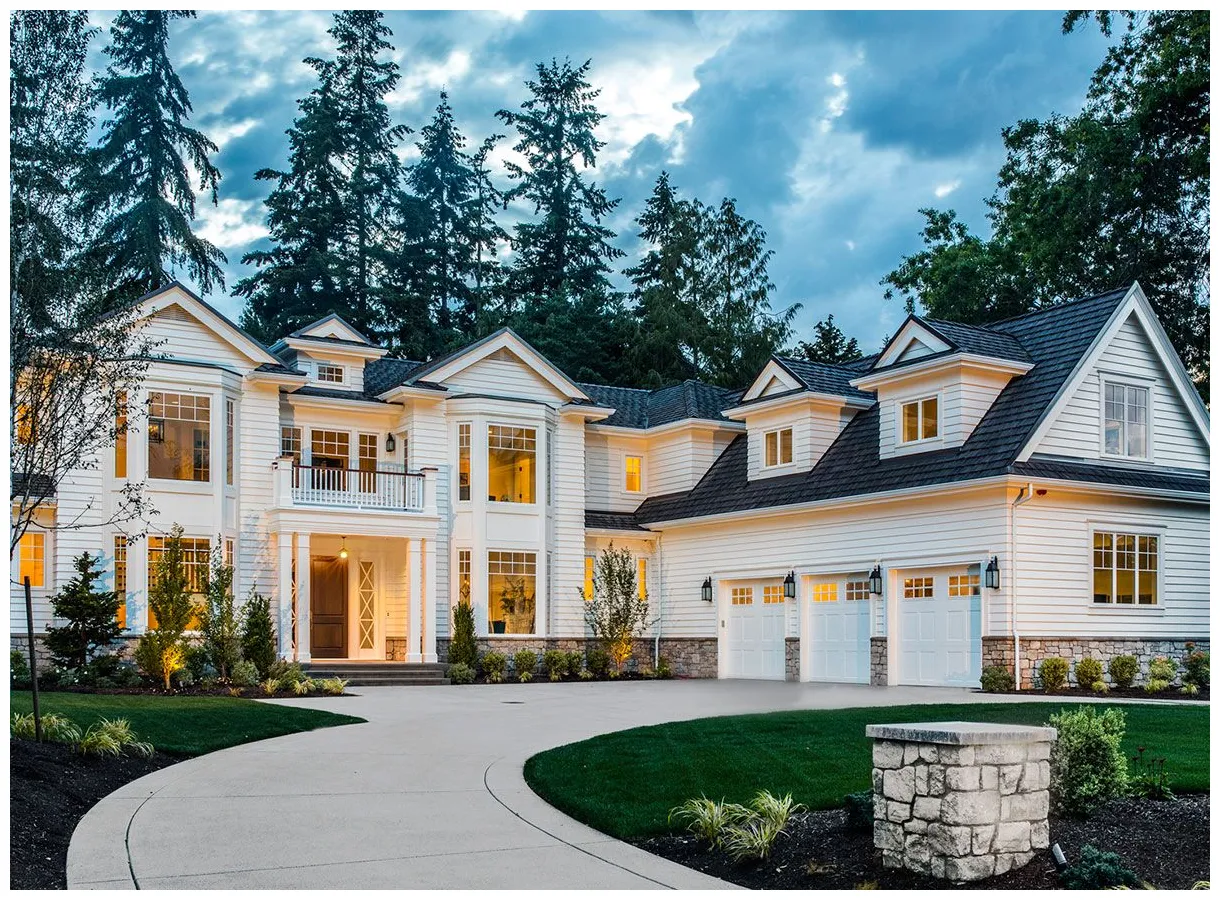 This strikingly beautiful traditional house plan was designed for a