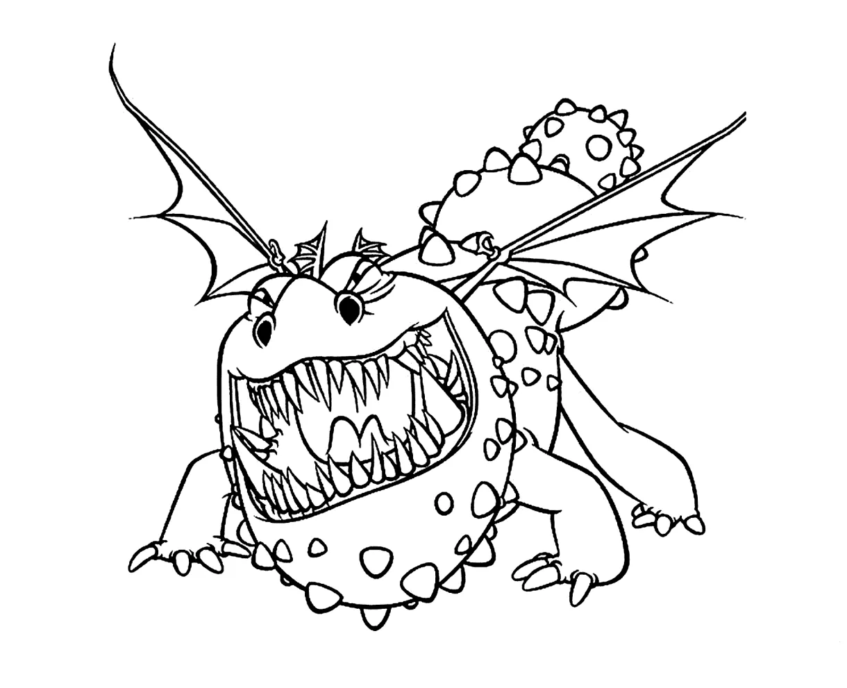 How to train your dragon coloring book coloring pages