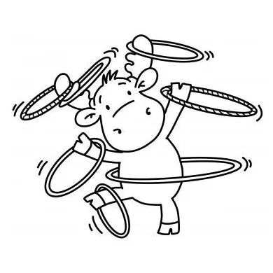 Hula Hoop Coloring Page at GetColorings.com | Free printable colorings