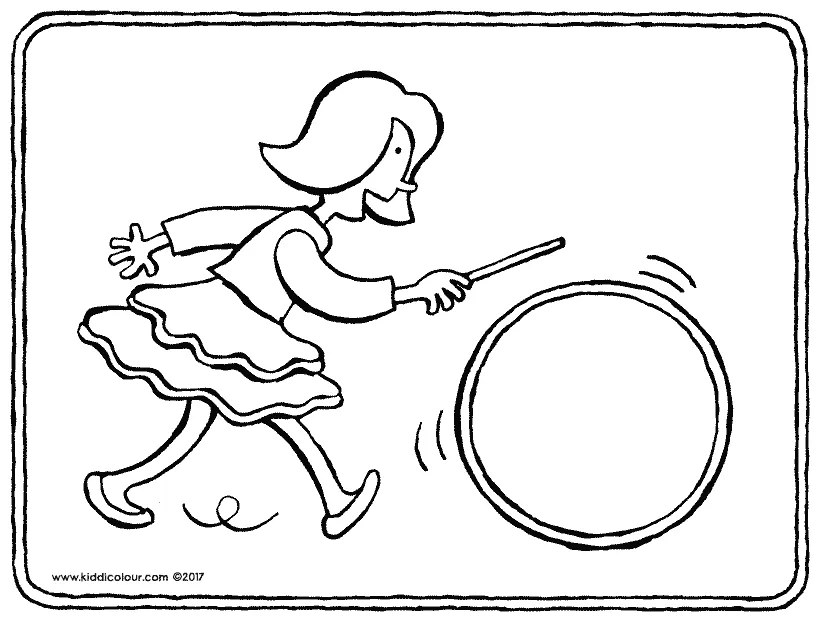 Hula Hoop Coloring Page at GetColorings.com | Free printable colorings