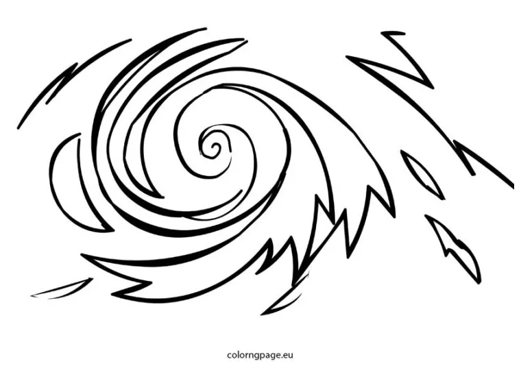 Hurricane | Coloring Page