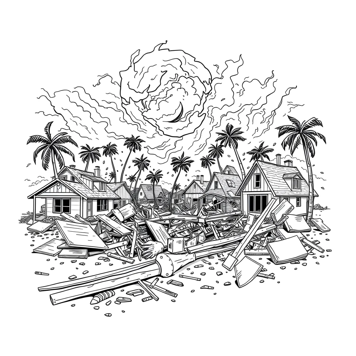 Best Hurricane Coloring Pages (Free Printable PDF)