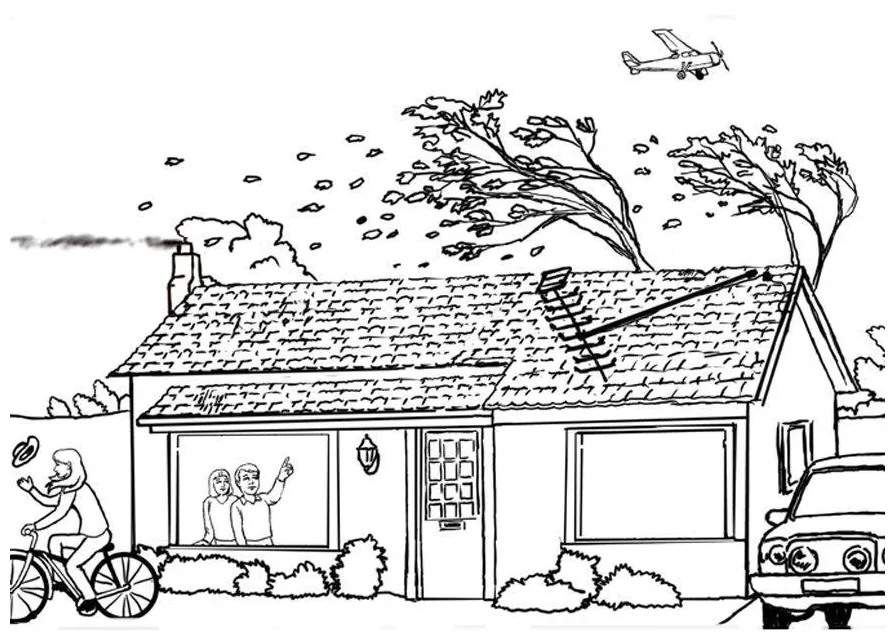 Coloring Page hurricane - Free printables - Img 7882
