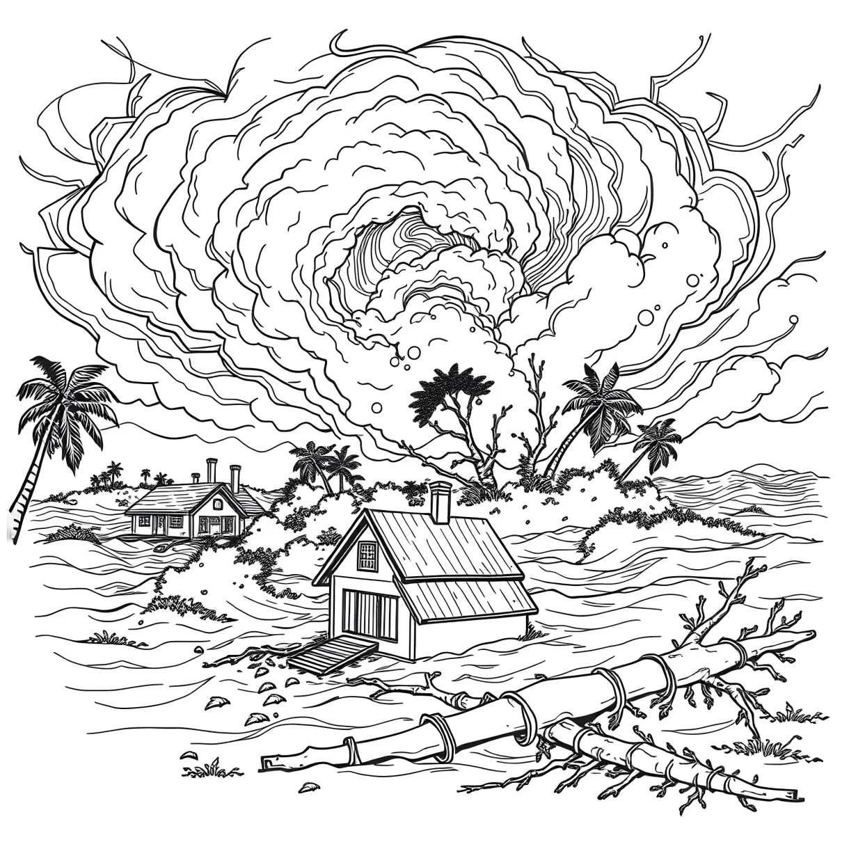 Best Hurricane Coloring Pages (Free Printable PDF)