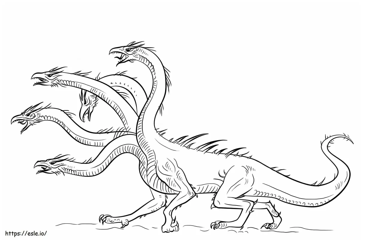Big Hydra coloring page
