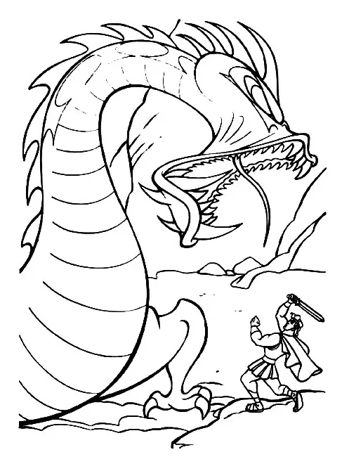 Hydra Coloring Page at GetColorings.com | Free printable colorings