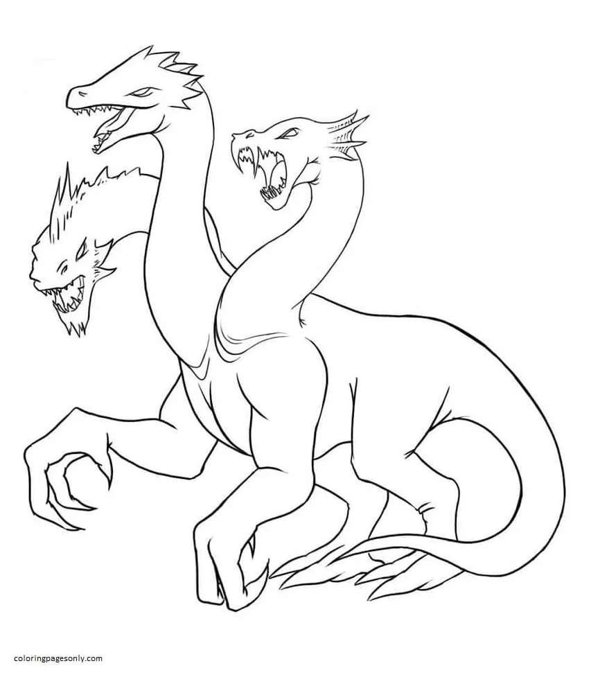 29 Hydra Coloring Pages - ColoringPagesOnly.com