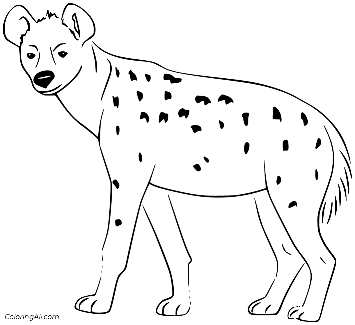 Hyena Coloring Pages (39 Free Printables) - ColoringAll