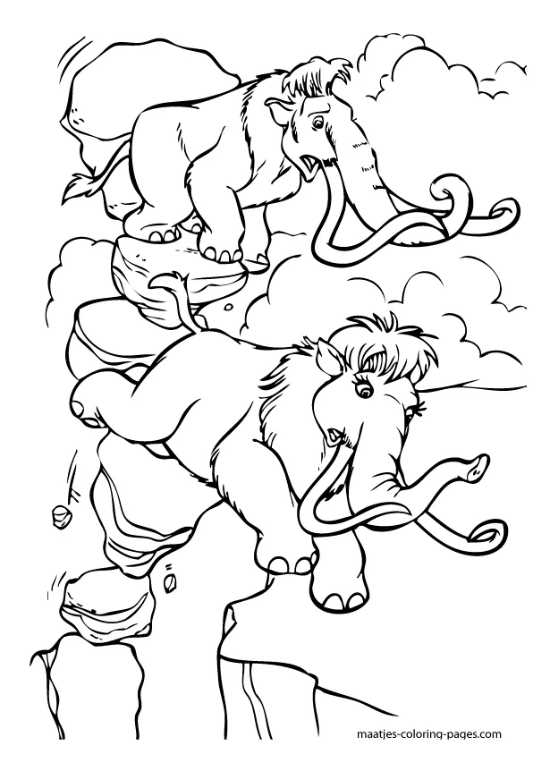 Ice Age coloring pages