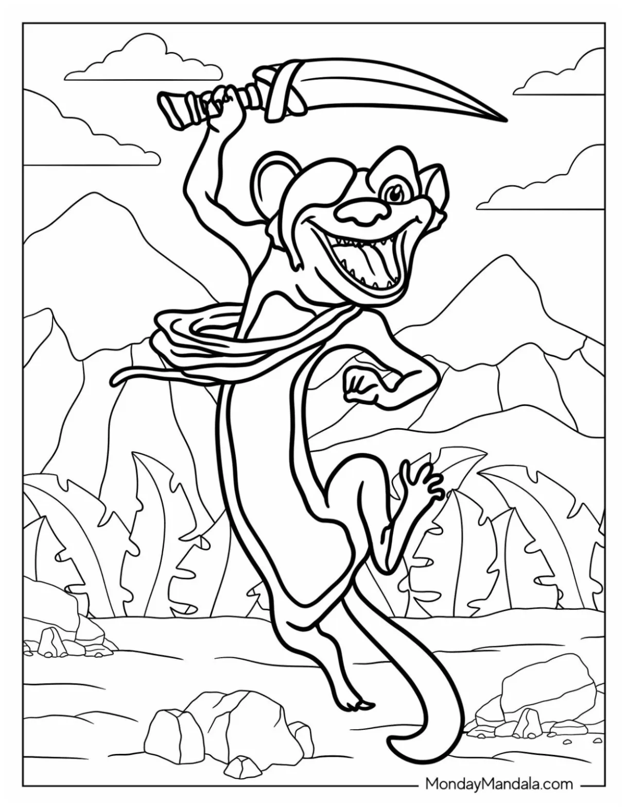 20 Ice Age Coloring Pages (Free PDF Printables)