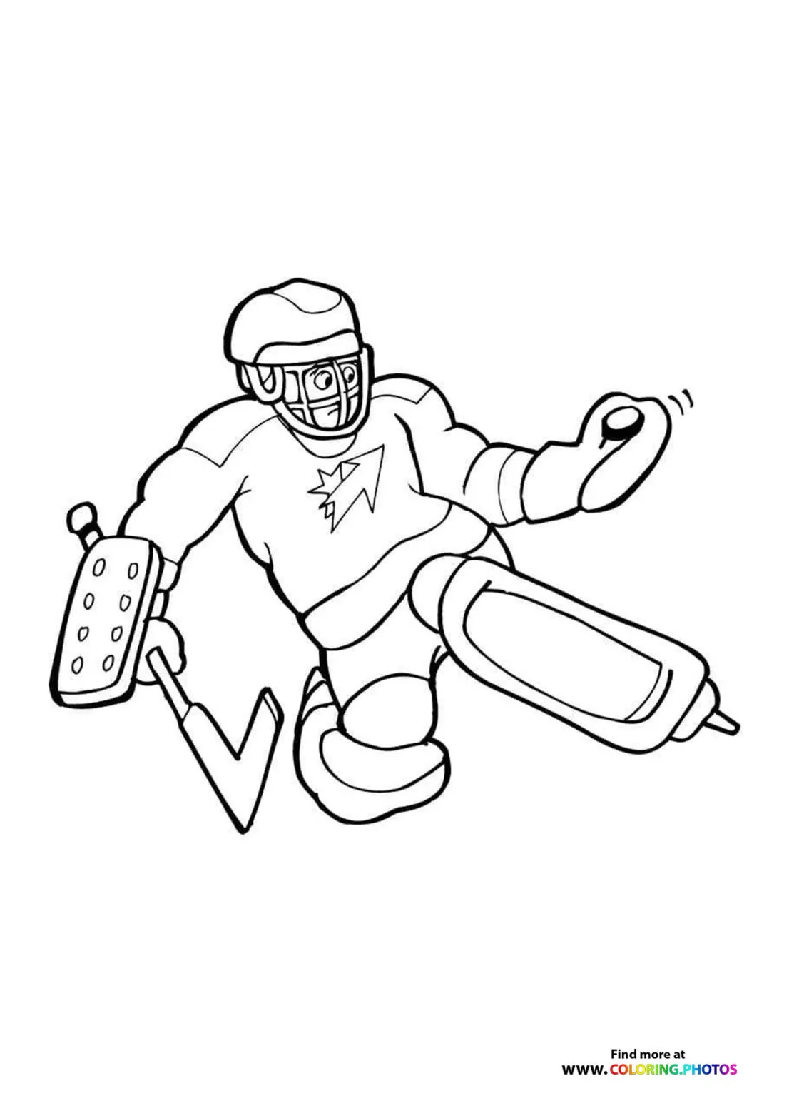 Ice hockey coloring pages for kids 100% free print or download