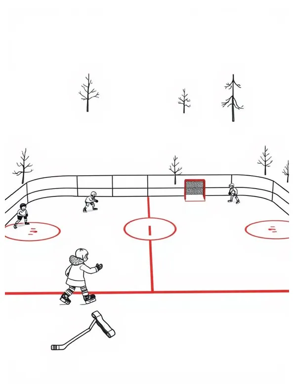 12+ free printable hockey coloring pages for fun creativity
