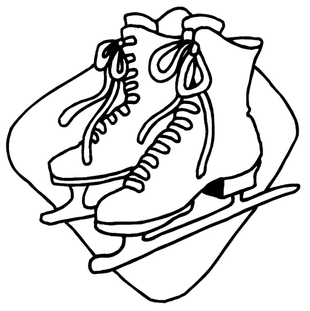 Ice skating coloring pages best coloring pages for kids