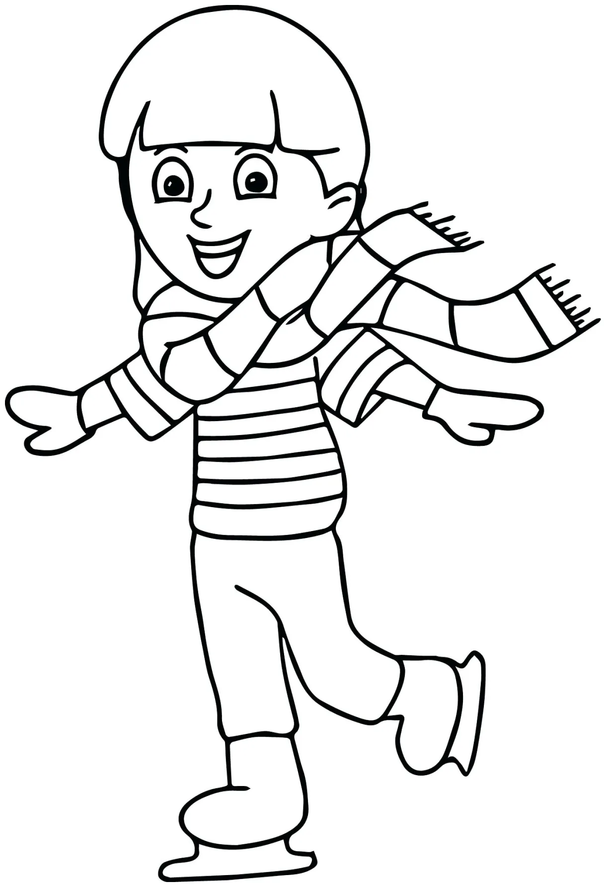Coloring Pages Ice Skating at GetColorings.com | Free printable