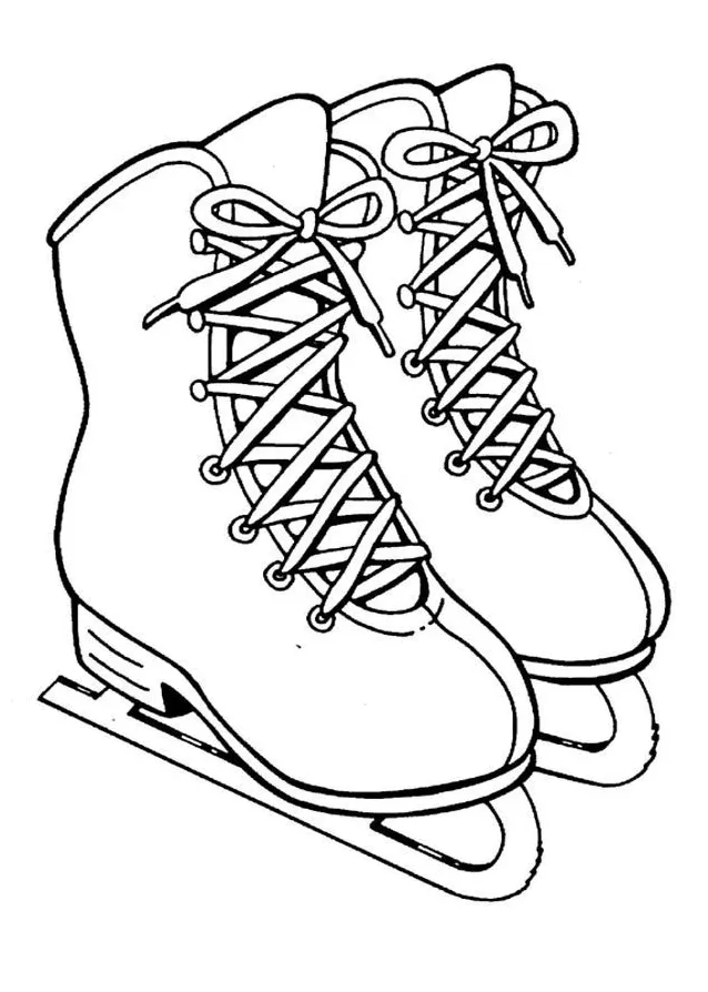 Kids Ice Skating Coloring Pages - Coloring Home