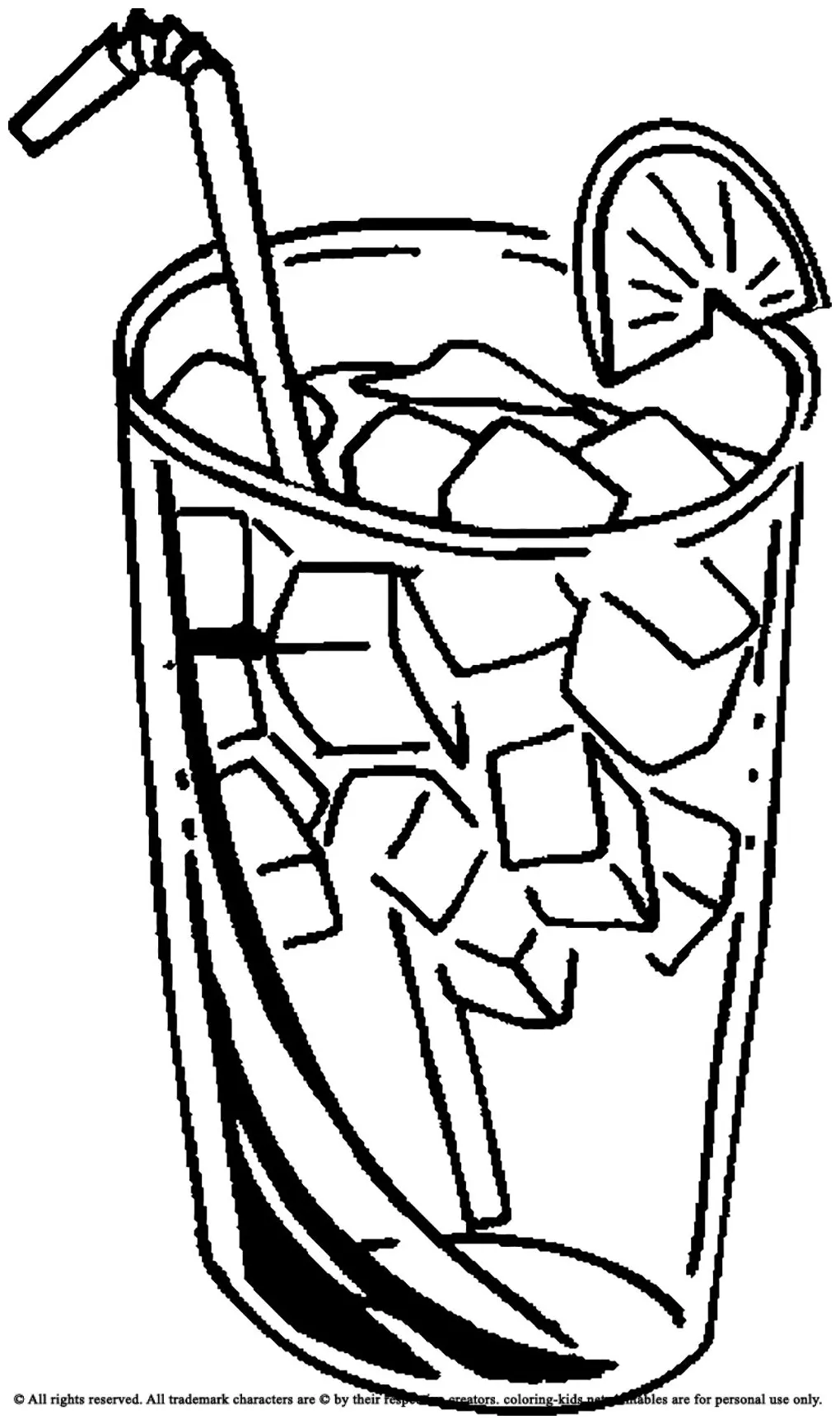 Iced Tea Coloring Pages Coloring Pages