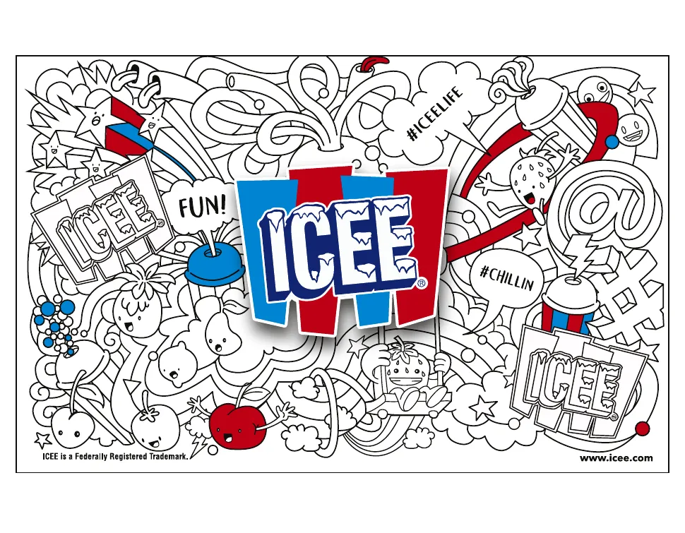 ICE-Cream Coloring Page - Icee Download Printable PDF | Templateroller
