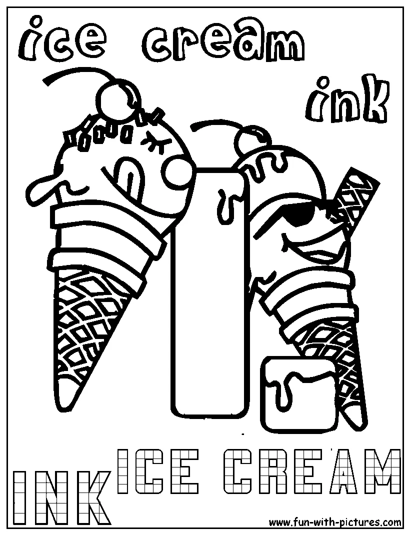 Icee Coloring Page Coloring Pages