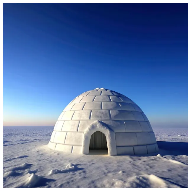 Igloo png isolated | Premium AI-generated image