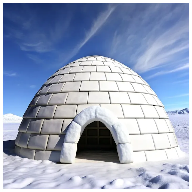 Igloo png isolated | Premium AI-generated image