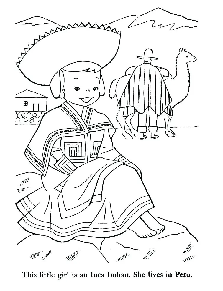 Inca coloring pages at getcolorings free printable colorings