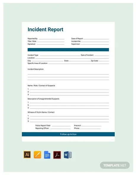 58+ incident report examples to download