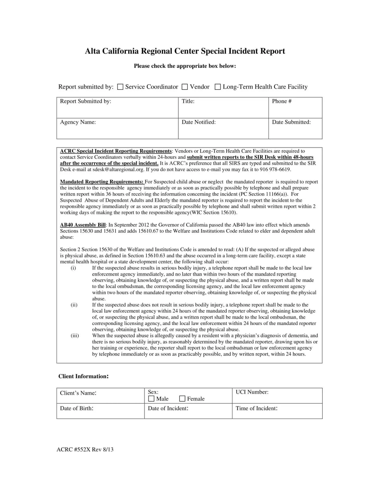 Free printable incident report templates [word, excel, pdf] workplace