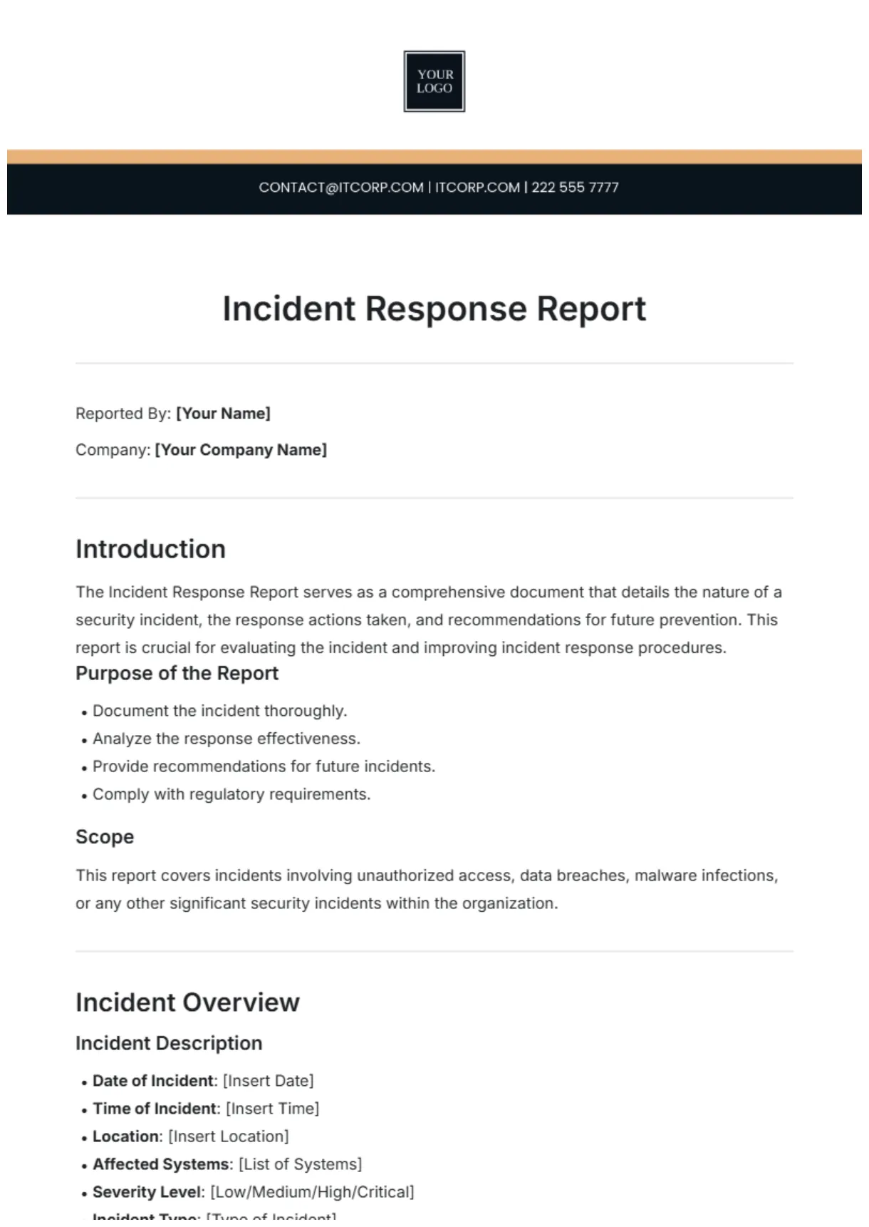Free ai incident report generator, free incident report maker online