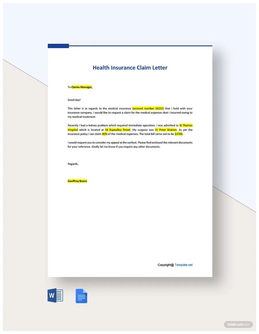 Insurance Claim Letter For Damaged Goods - Infoupdate.org