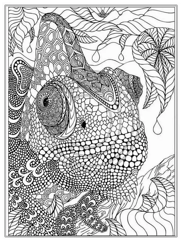 Intricate Coloring Page