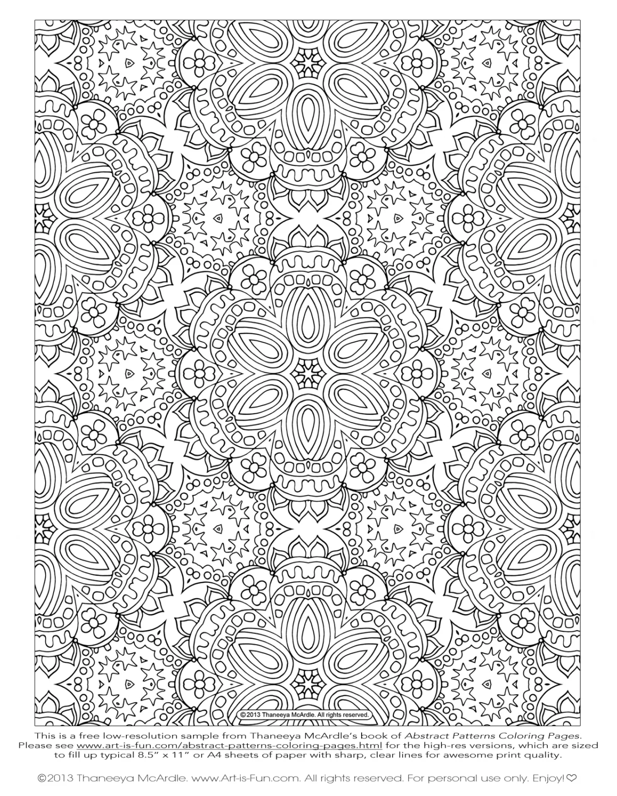 Intricate Design Coloring Pages - Coloring Home