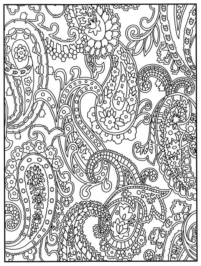 Intricate Design Coloring Pages - Coloring Home