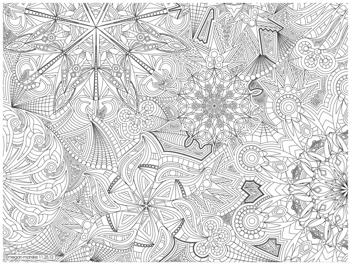 Intricate Design Coloring Pages - Coloring Home