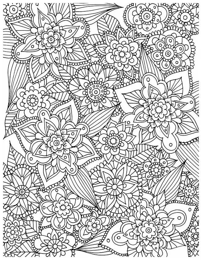 Intricate Coloring Page