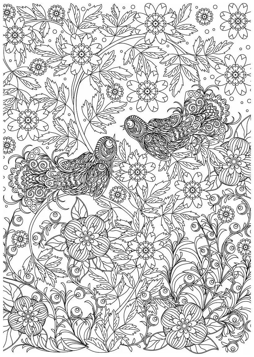 Intricate Coloring Page