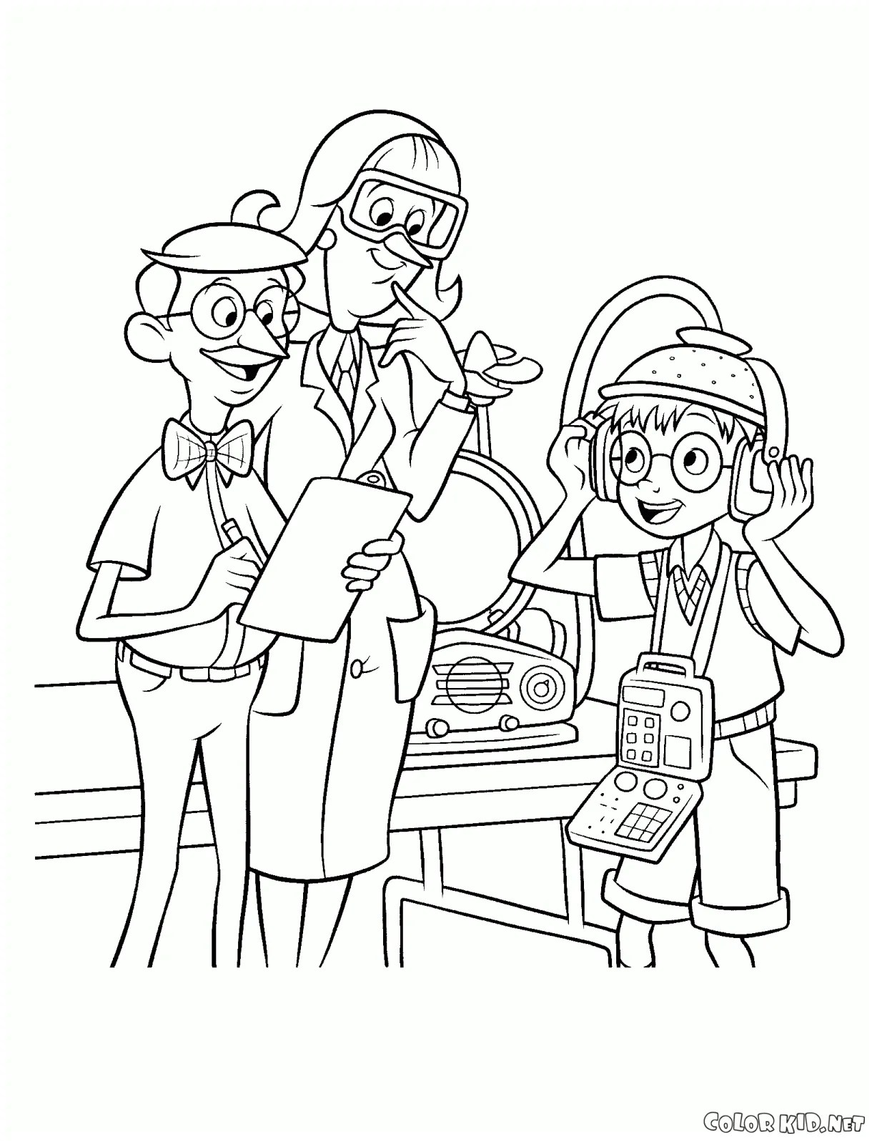 Coloring page the new invention