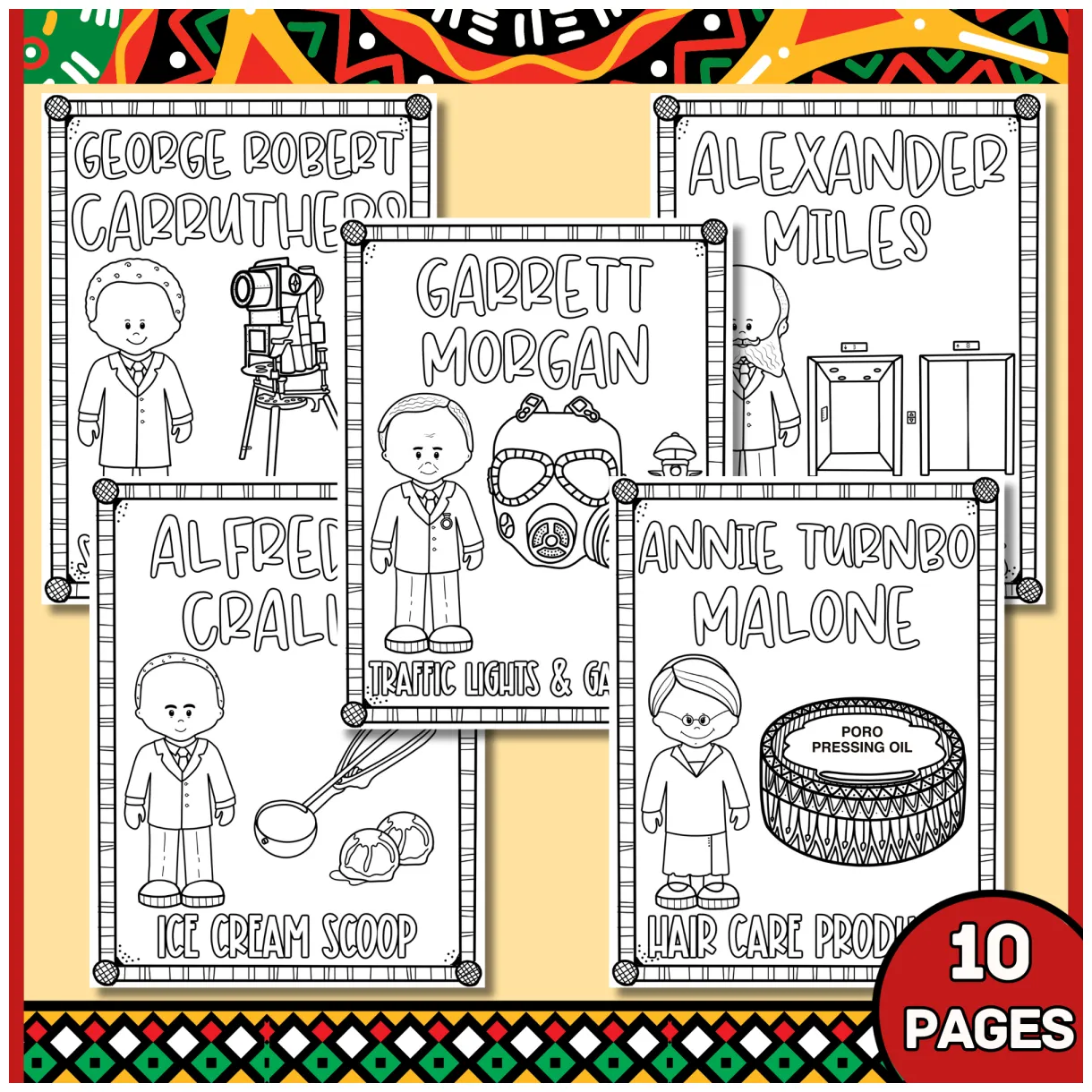 Inventor Coloring Pages [2025]